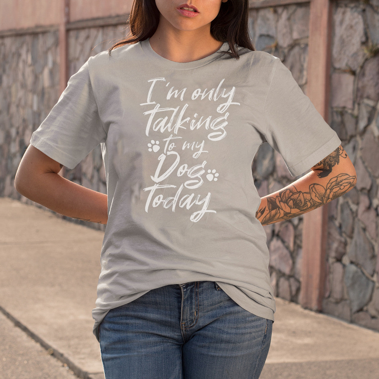 Talking To My Dog Tees
