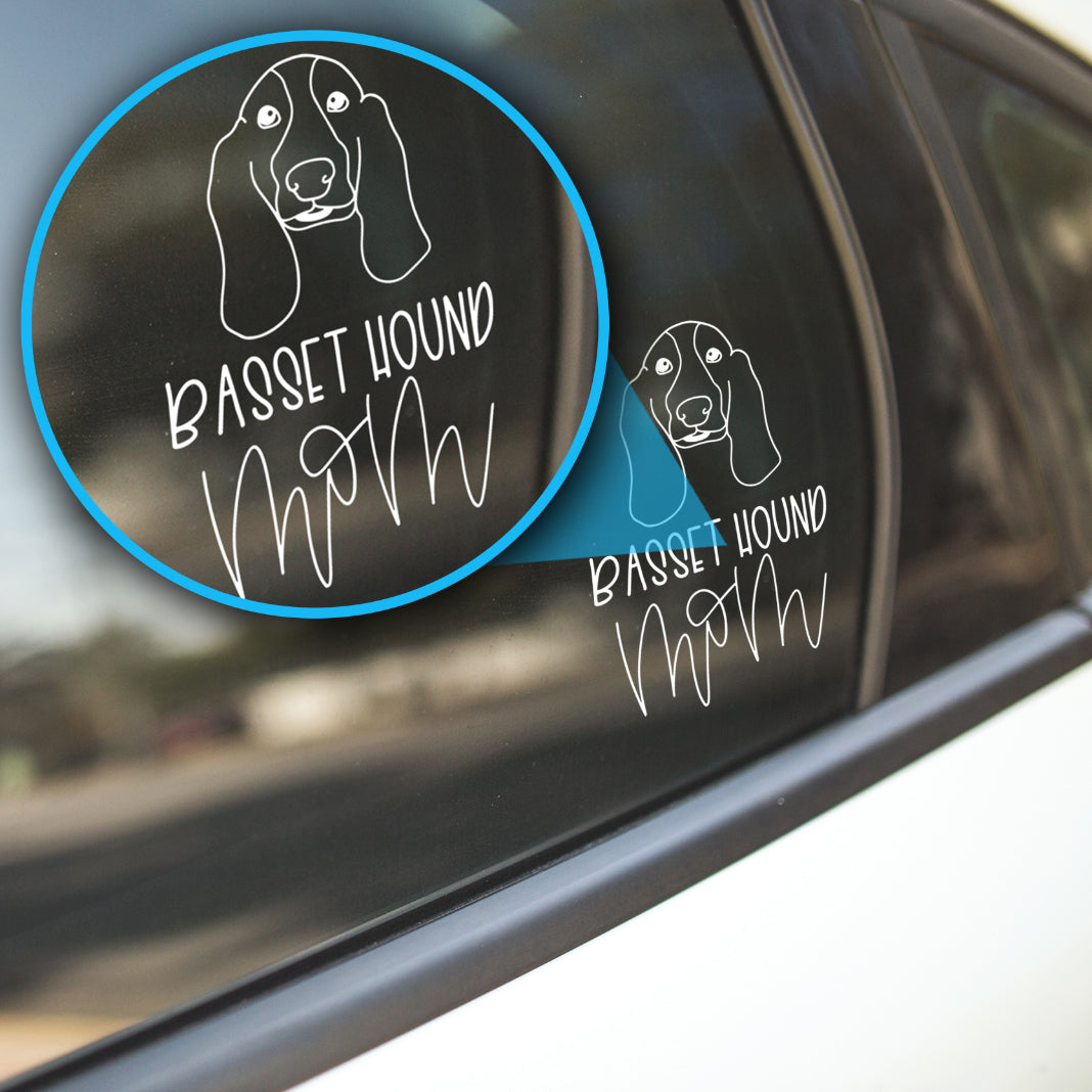 Basset Hound 4" Decal