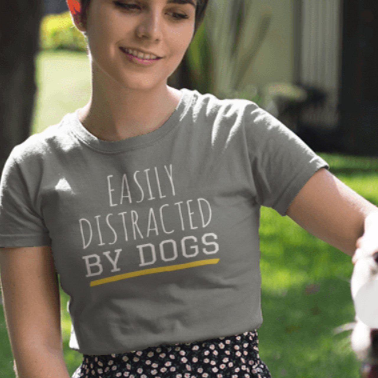 Easily Distracted By Dogs Tees